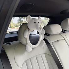 带凸面镜的婴儿布书，带镜子的视觉训练玩具，适用于婴儿车、婴儿床挂件