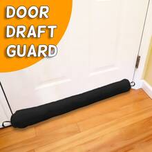 36 Inch Heavy Duty Door Draft Stopper - Wide Seal For Bottom Of Door, Blocks Wind, Dust, Insects, Snow - Easy Install Door Sweep For Home, Office, Commercial Use - Black - View 5
