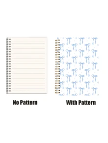 Office Essential, Fashionable Pink Bow Spiral Notebook - 5.5x8.3 Inches, 160 Pages, Perfect Gift For Women And Girls, Stylish Journal | Elegant | Spiral Bound - 5.5x8.3 Inches - 80 Sheets 160 Pages - Diary With Day, Weather, Memo And Date Markings, School Supplies, Back To School Must-Have - Multicolor - View 6