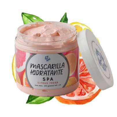 Mascarilla blanqueadora y humectante, aroma citricos para manos y pies, ideal para manicura y pedicura, de enjuague