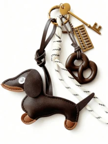 Porte-clés chien, Pendentif mini abaque, Pendentif biscuit, Pour la décoration, Cadeau pour femmes, filles, bureau, école, Petit présent, Pendentif de mode pour sac à dos, Pendentif de décoration pour sac fourre-tout, Pendentif de portefeuille, Porte-clés pendentif pour couple, Accessoires de sac, Cadeaux pour amis et famille - Multicolore - Voir 7