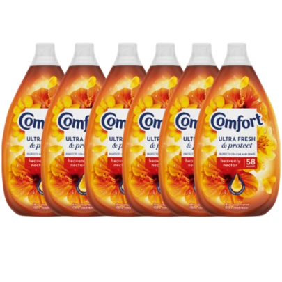 FabFinds Comfort Fresh & Protect Heavenly  Fabric Conditioner 870ml (58 Washes) Assorted Packs