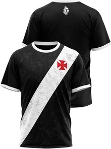 Men's Vasco Da Gama Building T-Shirt With Zero Touch Print - 黑色 - 查看 5