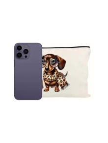 Túi tote vải canvas rộng rãi và thời trang in hình chó Yorkshire Terrier đáng yêu - Túi mua sắm tái sử dụng với quai đeo vai chắc chắn, hoàn hảo cho mua sắm, làm quà tặng, đi biển, siêu thị, du lịch, đi học và đi làm, món quà tuyệt vời nhất cho người yêu chó. - Nhiều màu - Xem 10