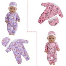 Quần áo búp bê chủ đề động vật biển, quần áo búp bê chủ đề cá mập rùa vừa vặn với búp bê sơ sinh 43-45cm và búp bê trẻ em 17-18 inch (Không bao gồm búp bê) - Nhiều màu - Xem 8