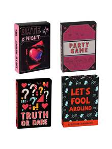 情侣约会之夜棋盘游戏卡牌，情侣和伴侣游戏之夜的完美之选 - 情侣约会之夜甜蜜互动娱乐游戏卡牌 - 趣味浪漫的情人节礼物，也适合感恩节、周年纪念日和新年等节日 - 彩色 - 查看 2