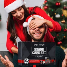 7pcs/Set Beard Care Kit For Men Grooming,Gifts For Men Or Dad,Christmas Gifts,Beard Essential Oil For Softens, Conditions, Moisturizes & Strengthens Mustaches, Beard Shampoo,Beard Conditioner Beard Brush,Beard Comb, Men's Gift Set,Travel Essential,Skin Care,Navidad Gifts For Boyfriend,Stocking Stuffers For Men - 彩色 - 查看 3