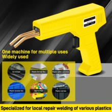 400pcs Plastic Bumper Welding Machine With Hot Stapler, 220V Suitable For Automotive Repair Kit - Yellow - View 1