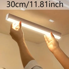 1pc Rechargeable LED Motion Sensor Light, Suitable For Cabinet, Wardrobe, Bedroom And Stairs Lighting, Charging Function, Atmosphere Creation, Fashionable Design - Warm Light - View 14
