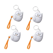 Mini Eagle 个人报警器，带应急照明的声光报警器，小巧可爱的设计，130dB 高音报警器，适合单身女性、独居老人、慢跑、徒步旅行报警器 - 彩色 - 查看 22