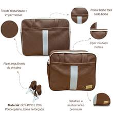 2-Piece Baby Bag Set - Large Medium Size For Girls And Boys - Adjustable Strap - Candy Color - Going-Home Outfit - Camel - View 5