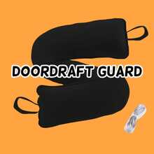 36 Inch Heavy Duty Door Draft Stopper - Wide Seal For Bottom Of Door, Blocks Wind, Dust, Insects, Snow - Easy Install Door Sweep For Home, Office, Commercial Use - Black - View 3