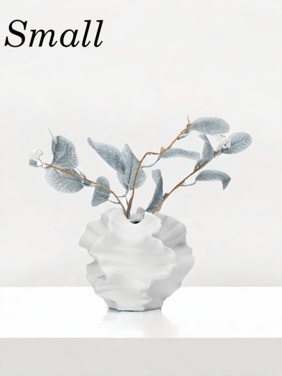 1pc Plastic Flower Vase, Arranging Unbreakable Bloemen Creative Shape Dry Container, Large Capacity Planter, Multi Function Holder, Seed Starting Pot, Reusable Durable, Living Room, Bedroom, Kitchen, Bathroom, Outdoor, Office, Banquet, Exhibition, Meeting, Fresh, Artificial Flowers, Tulips, Roses, Succulents, Lilies, Etc. Home Room Glass Vase view 10