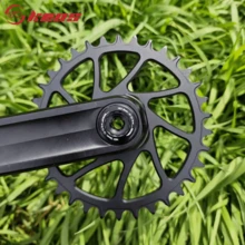 KEOS 3 bu lông cho đĩa xích gắn trực tiếp SR - Độ lệch 0mm, hẹp-rộng, nhôm 7075 CNC 34TT/36T/38T/40T, tương thích với xích 9-12 tốc độ - màu đen - Xem 6