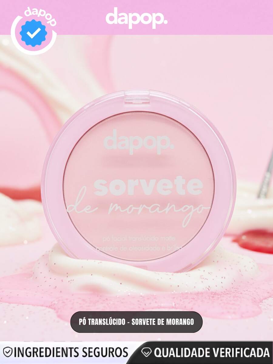 Translucent Powder - Dapop - 透明パウダー - ストロベリーアイスクリーム - チェックする 1