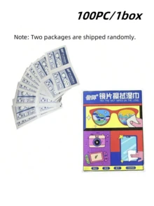 100/300 Unidades Lenços Umedecidos para Limpeza de Óculos, Lenços Umedecidos para Limpeza de Lentes, Lenços Umedecidos Limpa Óculos, Limpa Óculos, Lenços Umedecidos para Lentes, Lenços Umedecidos para Óculos, Lenços Umedecidos para Limpeza de Óculos, Lenços Umedecidos para Limpeza de Lentes, Lenços Umedecidos para Tela, Limpeza de Óculos para Viagem, Lenços Umedecidos de Limpeza (Embalagem Aleatória de 2 Estilos)