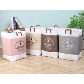 Extra-Large Laundry Hamper With Handles - Versatile Storage Basket For Clothes, Toys & More - Perfect For Home Organization In Bathroom, Bedroom, Living Room, Dorm