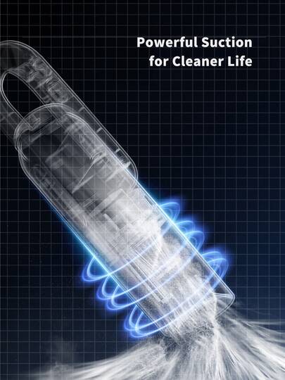 One 2000*2 MAh Mini Powerful Automatic Stofzuiger Cleaner, Cordless Home Cleaning Machine, Furniture, Keyboards, Cars, Sofas, Other Small Items. Holiday view 5