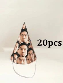 Custom Adult Party Hats,Birthday Party Hats,Bachelorette Party Hats,Personalized Party Cap,20th 30th 40th 50th 60th 70th Birthday Decor,21st Birthday Party Hat | Hats For Parties | Birthday Party Hat,Personalized Photo Face Party Hats, Birthday Party Decorations, Paper Party Supplies Custom Photos Caps For Men Women,Warm Ambience, Autumn Home Refresh, Xmas Decoration,Home Harmony - Multicolor - View 24