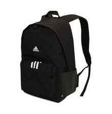 Adidas Adjustable Padded Shoulder Strap Backpack, Durable Minimalist Design Versatile Sturdy Hiking Bag, Large Capacity Layered Storage Abrasion-Resistant Waterproof Material, Unisex H34804 - Black and White - View 3