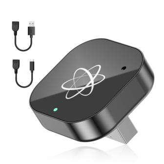 Spedal Wireless CarPlay Adapter & Android Auto Dongle, Fast Auto-Connect, Compact Plug & Play Wireless CarPlay Converter For IPhone & Android, USB/USB-C, No Delay, Seamless Reconnection (Black)