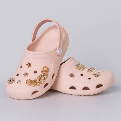 Chinelo Babuche Infantil Sandália Menina com Enfeites