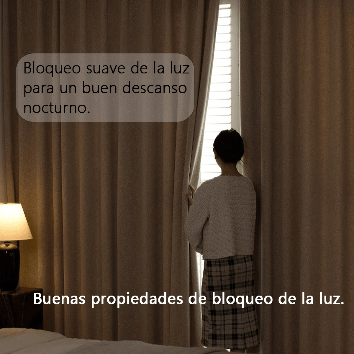 Curtains - Dark Brown - View 1