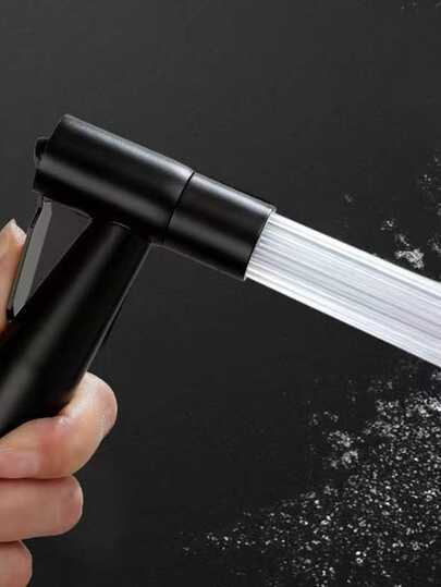 高压喷枪，手持式淋浴喷头，适用于浴室、马桶、坐浴盆清洁，ABS喷枪水龙头，浴室马桶增压喷头套装