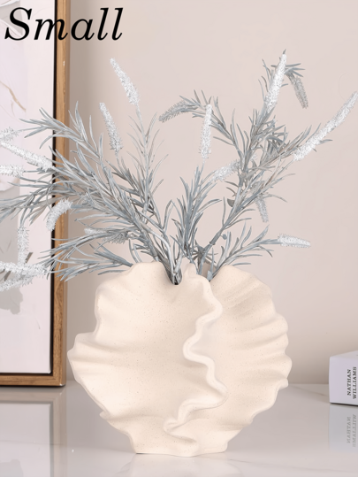 1pc Plastic Flower Vase, Arranging Unbreakable Bloemen Creative Shape Dry Container, Large Capacity Planter, Multi Function Holder, Seed Starting Pot, Reusable Durable, Living Room, Bedroom, Kitchen, Bathroom, Outdoor, Office, Banquet, Exhibition, Meeting, Fresh, Artificial Flowers, Tulips, Roses, Succulents, Lilies, Etc. Home Room Glass Vase view 9