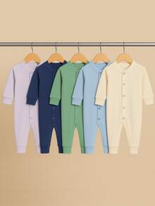 Baby Boys Jumpsuits - 霧霾藍 - 查看 1