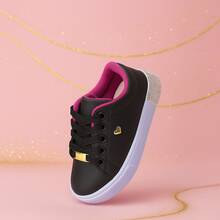 Set Of 3 Girls' Sneakers - Comfortable And Practical, Colors That Charm, Sizes 25 To 36 | ADD TO CART - BCOGliter+PTO Lấp lánh+PTO/Hồng - Xem 9