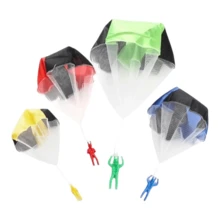 Soldados con paracaídas juguete para premios y fiestas, piñatas y jugar al aire libre - varios - Ver 4