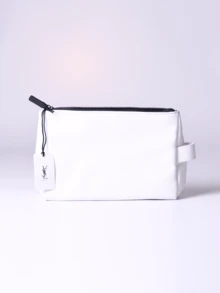 YSL Beauty Makeup Bag | Luxury Cosmetic Pouch, Travel & Daily Use, Stylish Organizer With Compact Design - White - View 8