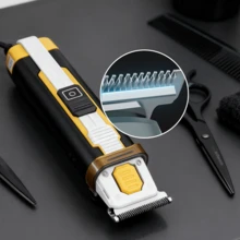 Cortapelo eléctrico recargable, cortapelo inalámbrico, carga USB con ajuste multiposición, cuchillas afiladas, apto para uso doméstico y profesional. - Multicolor - Ver 6