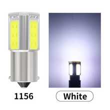 2pcs COB LED Car Lights - High Quality, 1156 BA15S & 1157 BAY15D, 12V White & Red, 8000K/6000K/4300K Color Temperatures, Durable Plastic With Secure Mounting Brackets, 36V Operating Voltage, No Battery Needed, Car Light