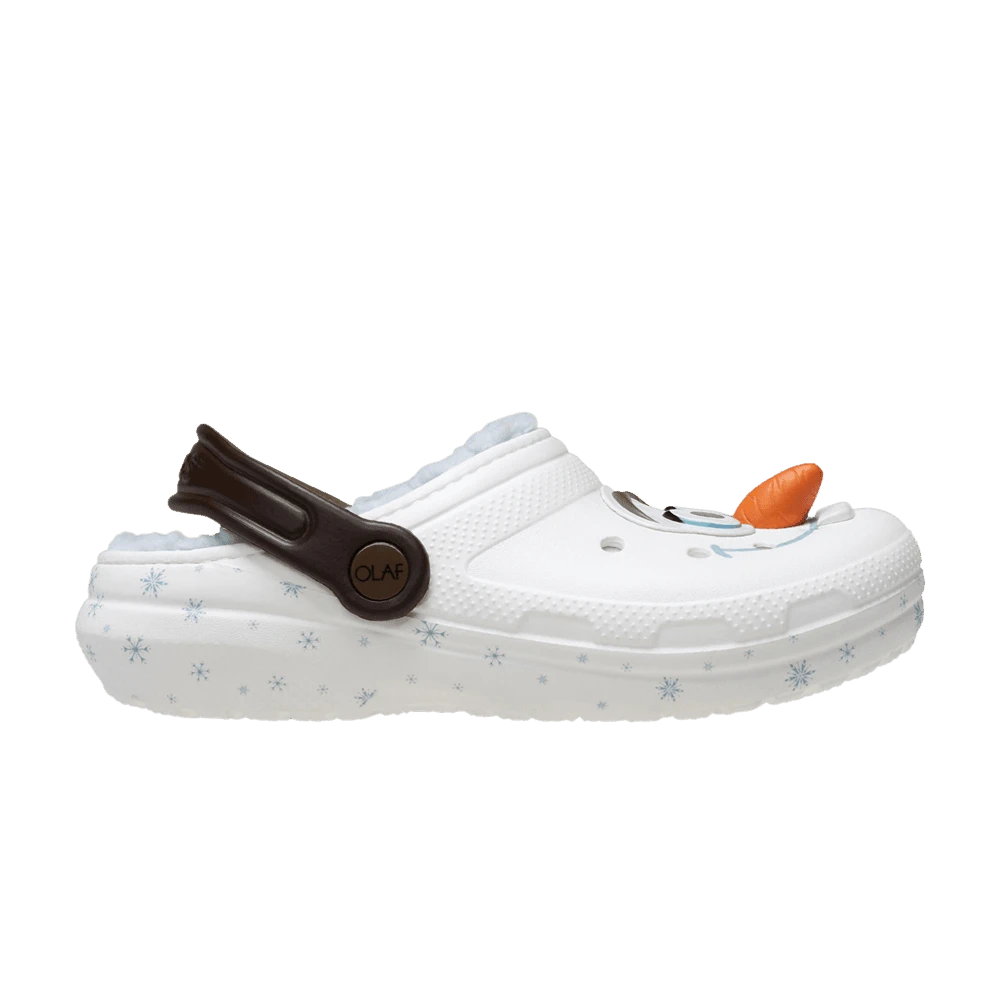 Crocs  X Classic Lined Clog Kids 'Olaf' (Unisex) Multi/White 210234-90H Autumn New - trắng - Xem 1