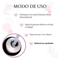 Gel para afeitar menta, brinda visibilidad al momento de rasurar ya que no genera espuma 4X4 - Negro - Ver 3