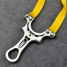 مجموعة منداح فولاذي مقاوم للصدأ مستقيم للاستخدام الخارجي، معدات لعبة للأولاد، معدات صيد وإطلاق نار خارجية، لعبة للكبار، منداح لصيد الطيور