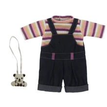 适合 16 英寸/40 厘米玩具重生娃娃服装连衣裙 20 种款式适合作为儿童礼物（不包括娃娃） - 彩色 - 查看 27