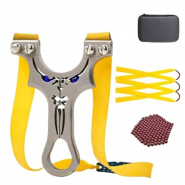 مجموعة منداح فولاذي مقاوم للصدأ مستقيم للاستخدام الخارجي، معدات لعبة للأولاد، معدات صيد وإطلاق نار خارجية، لعبة للكبار، منداح لصيد الطيور