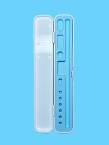 Étui de protection, adaptateur et boîte de rangement pour le stylet Apple Pencil de 1ère et 2ème génération. Étui de transport compact et élégant pour le crayon tactile iPad (le crayon et les accessoires ne sont pas inclus)