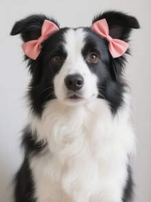 2pcs Pet Bow Hairpin Frog Buckle Cats&Dogs Cute Hair Clip Prevent Dropping - Burgundy - View 8