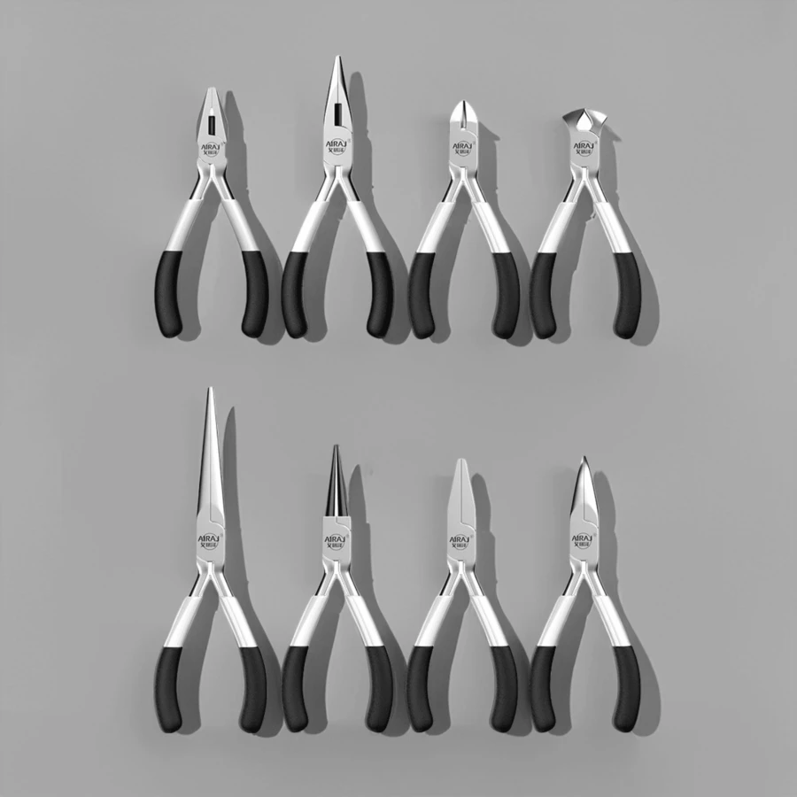 1 Piece Mini Pliers 5 Inches Multi-Functional Pointed Nose Pliers Manual High Hardness Steel Wire Pliers Electrician Wire Stripping Pliers Anti-Slip, Convenient To Carry Universal Manual Tool - Multicolor - View 1