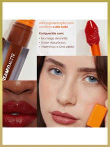 Mari Maria Creamy Matte Liquid Lipstick 3.6ml (Vibrant Lips All Day Long With Quick Drying.) - María Helena - Ver 7
