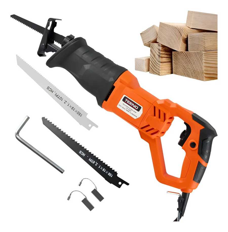 Sierra Sable 900w Velocidad Variable Industrial Teeno - Tipo de Enchufe A USA (110-127V) - Ver 1