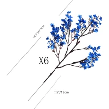 1/3/6支仿真满天星花，多枝设计，52厘米仿真满天星花束，适合DIY墙面装饰、场景布置、客厅卧室花瓶摆设、婚礼、派对、桌面装饰。秋冬季落叶缤纷，可用于房间、家居、厨房、婚礼、餐桌、中心装饰、办公室、花园、户外装饰，是生日、毕业典礼及其他场合的理想礼物。