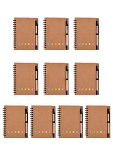 Cuaderno personalizado + Juego de bolígrafo, Juego de cuaderno y bolígrafo, Regalo para nuevo trabajo o maestro, Suministros de oficina, Regalo de papelería, Cuaderno de viaje, Para la familia - Juego de cuaderno y bolígrafo multicolor - Ver 33