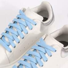 1/4pairs For Men And Women, Easy Clip-On Elastic LACES Without Lacing - 1 Pair, Durable Polyester And Spandex Material, Wordless Sneaker LACES - Multicolor - View 10