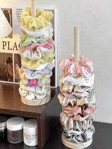 3pcs Wooden Hair Accessory Organizer Rack, Headband, Hair Tie, Hair Clip, Jewelry Display Stand, Suitable For Stylists, Home Decor, Hair Accessories And Jewelry Display, Ideal For Stylists, Gender Reveal Parties, Birthdays, Weddings, Parties, Perfect Gift For Coworkers, Friends And Family, Back To School Essential