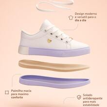 Set Of 3 Girls' Sneakers - Comfortable And Practical, Colors That Charm, Sizes 25 To 36 | ADD TO CART - PTO/Pink + Pink + White/Glitter - View 7